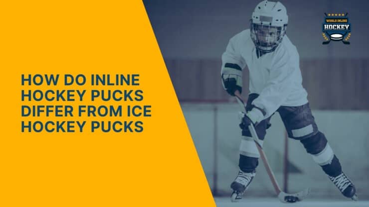 how do inline hockey pucks differ from ice hockey pucks