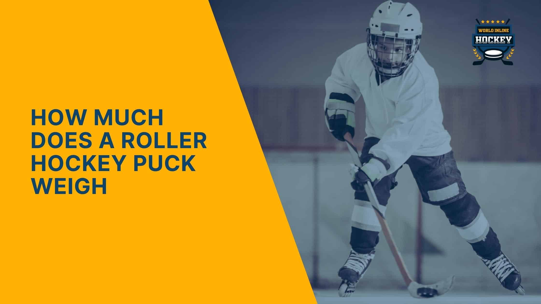 how much does a roller hockey puck weigh