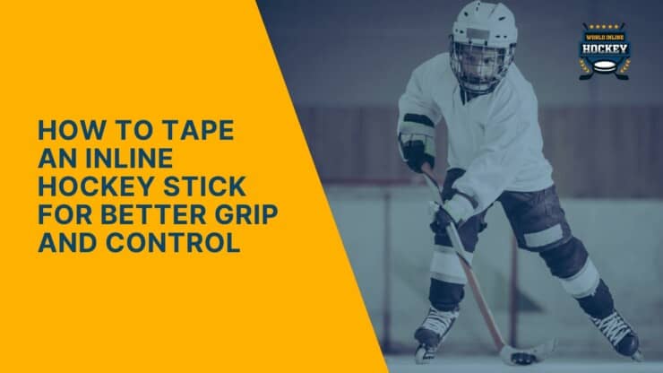 how to tape an inline hockey stick for better grip and control