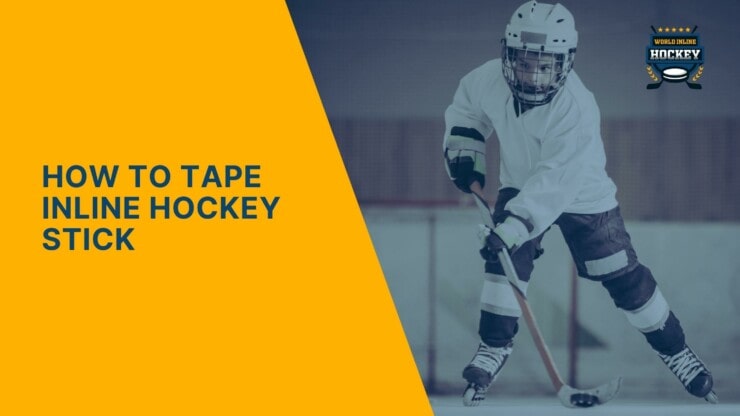 how to tape inline hockey stick