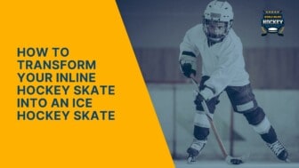how to transform your inline hockey skate into an ice hockey skate