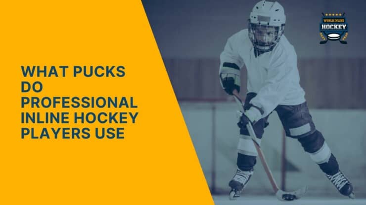 what pucks do professional inline hockey players use